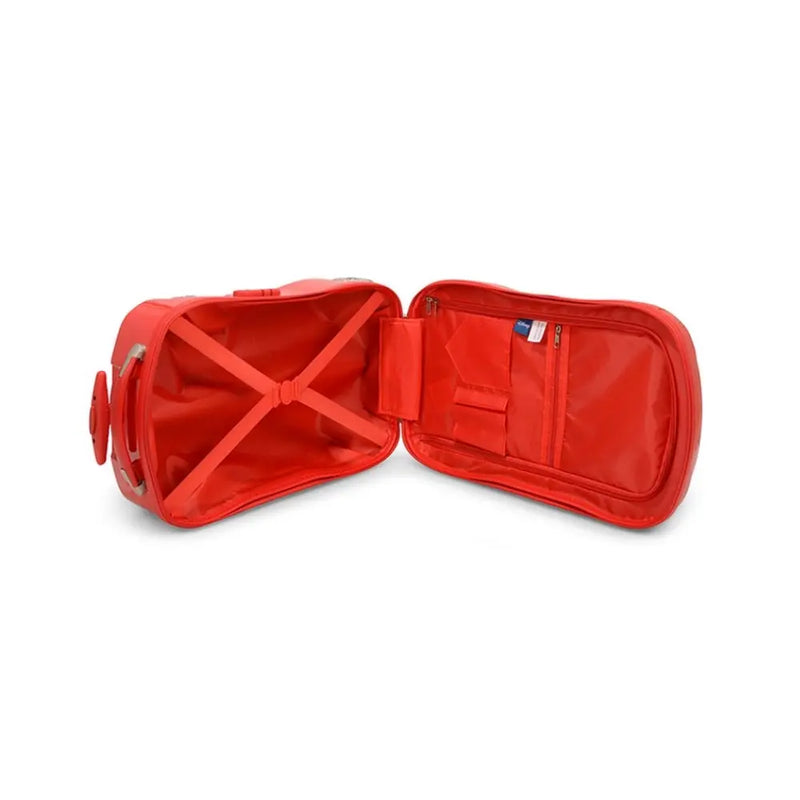 Zips completely around and opens longways