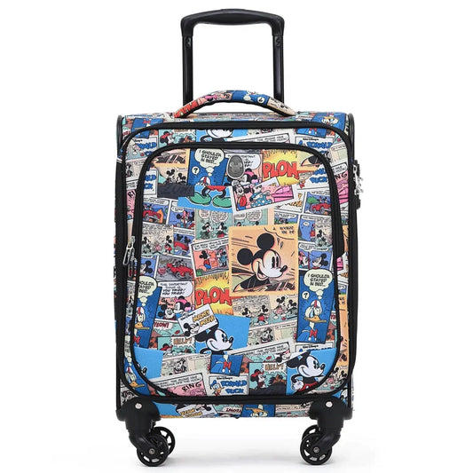 Disney Comic 50 cm 4 Wheel Carry-On Soft Suitcase - Print