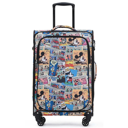Disney Comic 65 cm 4-Wheel Soft Suitcase - Mickey Print
