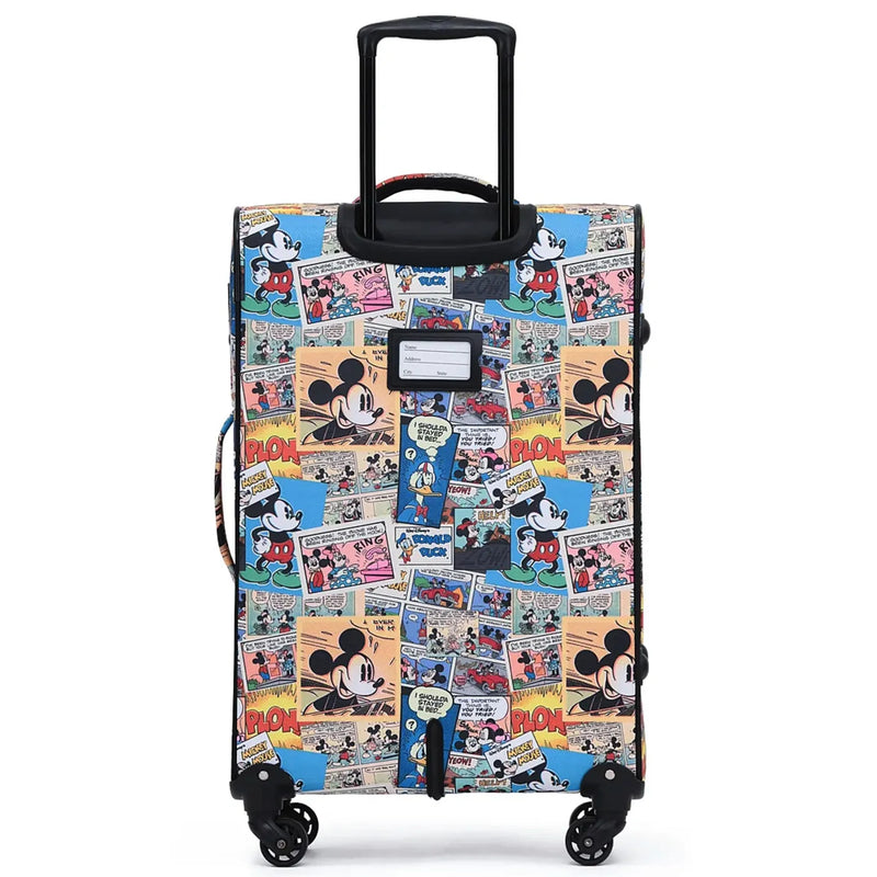 Disney Comic 65 cm 4-Wheel Soft Suitcase - Mickey Print