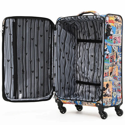 Disney Comic 76 cm 4-Wheel Soft Suitcase - Mickey Print
