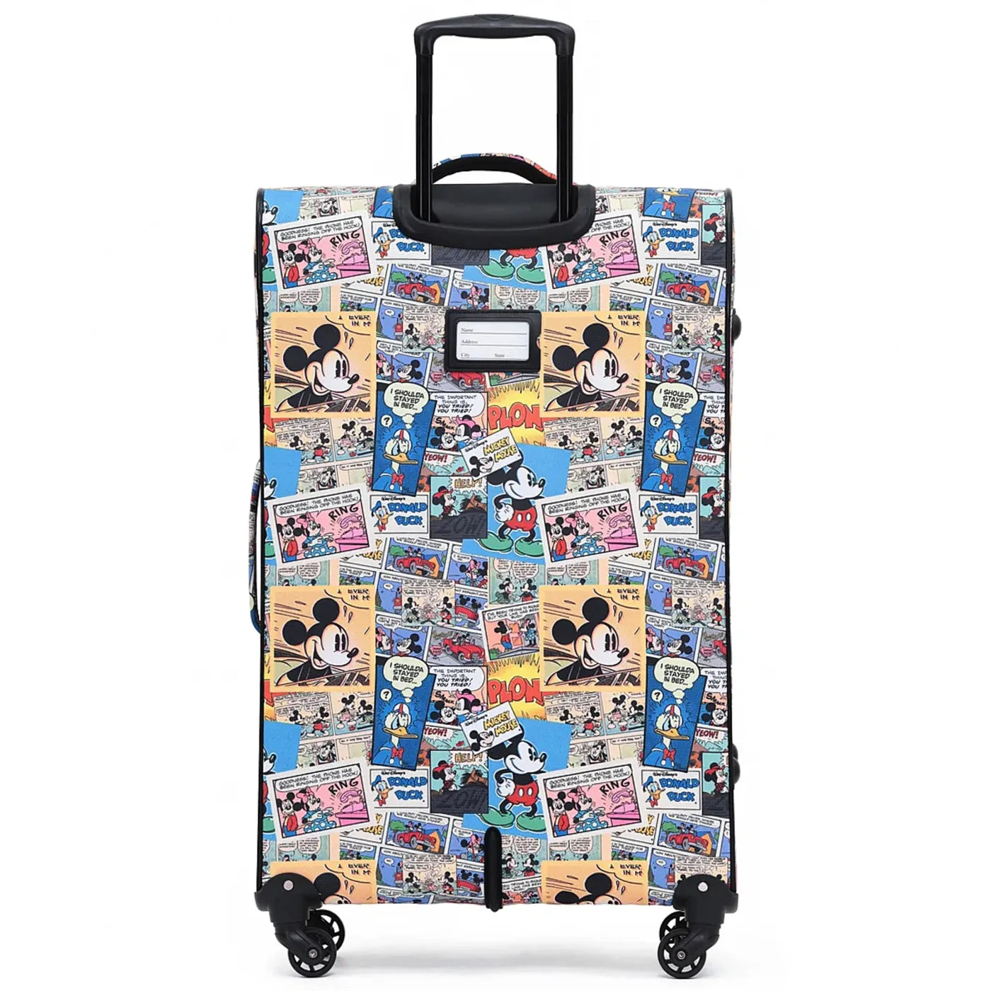 Disney Comic 76 cm 4-Wheel Soft Suitcase - Mickey Print