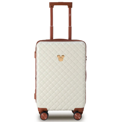 Disney Mickey 54 cm Carry-on Spinner Suitcase - Ivory / Tan