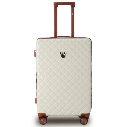 Disney Mickey 66 cm 4-Wheel Spinner Suitcase - Ivory / Tan