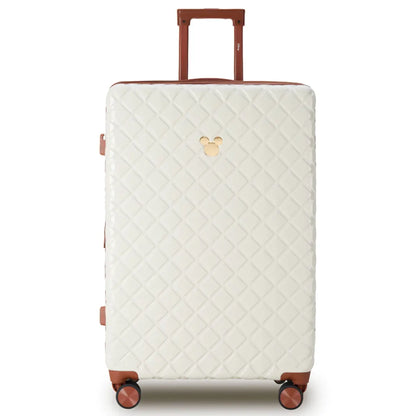 Disney Mickey 76 cm 4-Wheel Spinner Suitcase - Ivory / Tan