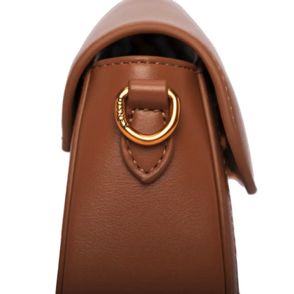 Disney Mickey Fabric Weave Shoulder Handbag - Brown