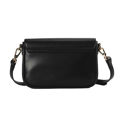 Disney Mickey Faux Crocodile Skin Shoulder Bag - Black