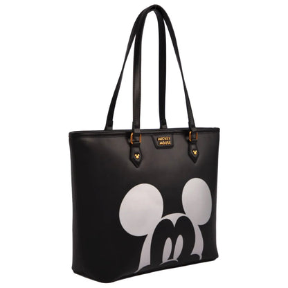 Disney Mickey Large Tote Handbag - Black