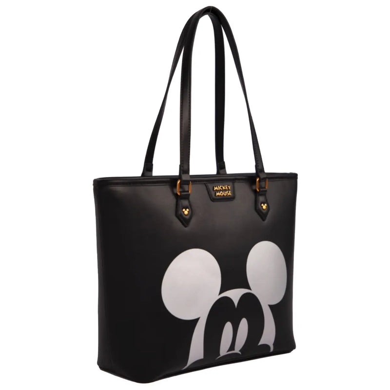 Disney Mickey Large Tote Handbag - Black