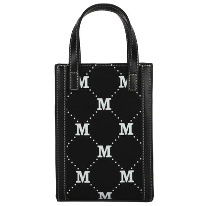 Disney Mickey Monogram Utility Shoulder Bag - Black