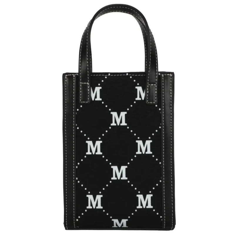 Disney Mickey Monogram Utility Shoulder Bag - Black