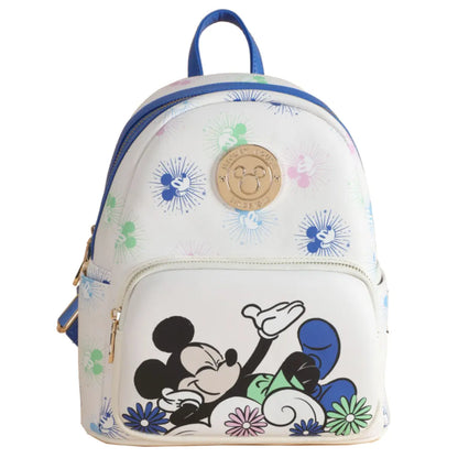 Disney Mickey Mouse Deluxe Mini Backpack - Flower Design