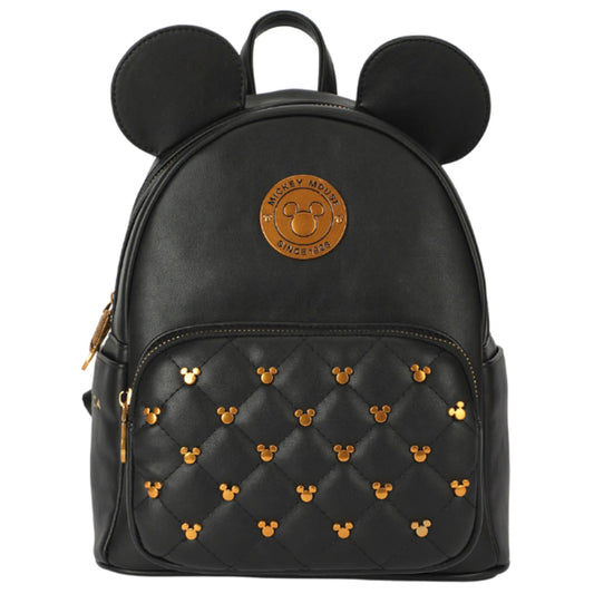 Disney Mickey Mouse Deluxe Mini Backpack with Ears - Black