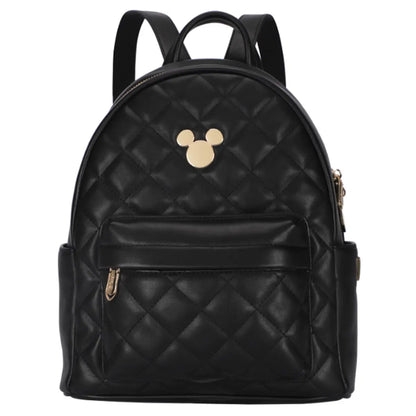Disney Mickey Quilted Mini Backpack - Black