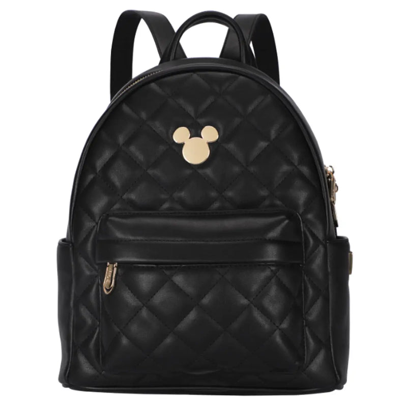 Disney Mickey Quilted Mini Backpack - Black