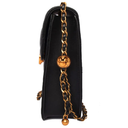 Disney Mickey Quilted Utility Shoulder Bag - Black