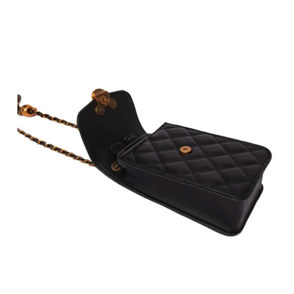 Disney Mickey Quilted Utility Shoulder Bag - Black