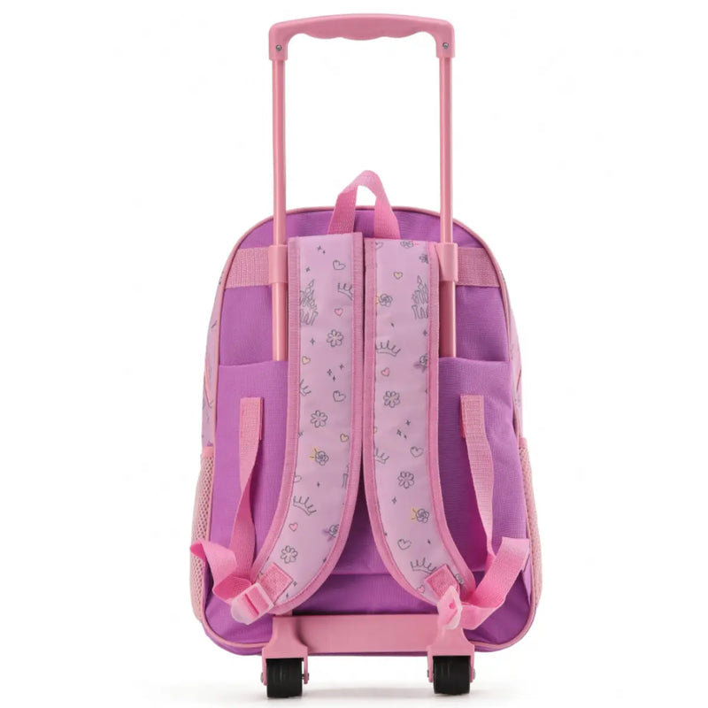 Disney Princess 17’’ Wheeled Trolley Backpack - Purple