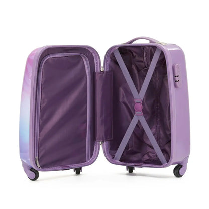 Cross ribbon and zipped divider for easy packing