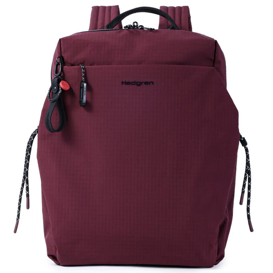 Hedgren AKIRA 14" Laptop Backpack M - Maroon Banner