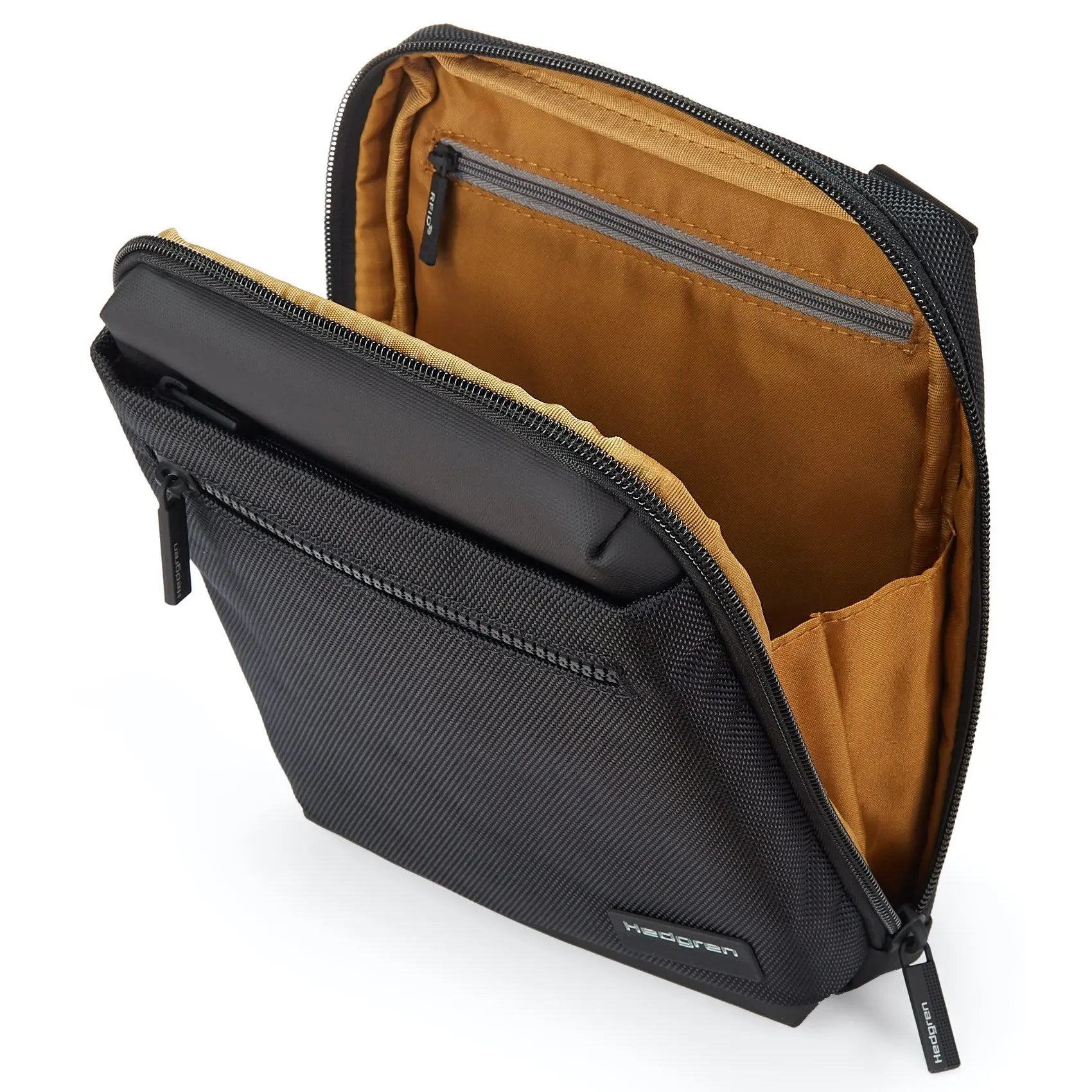 Main compartment holds up to a 10" tablet