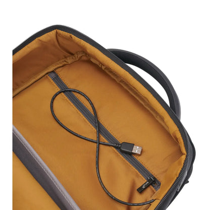 USB port for charging your phone (power pack not included)