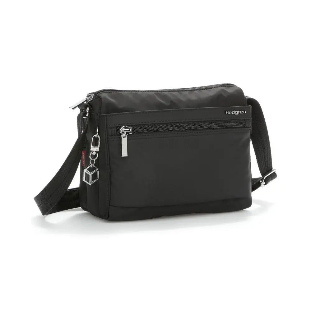 EYE - Shoulder Bag with RFID Pocket - Black