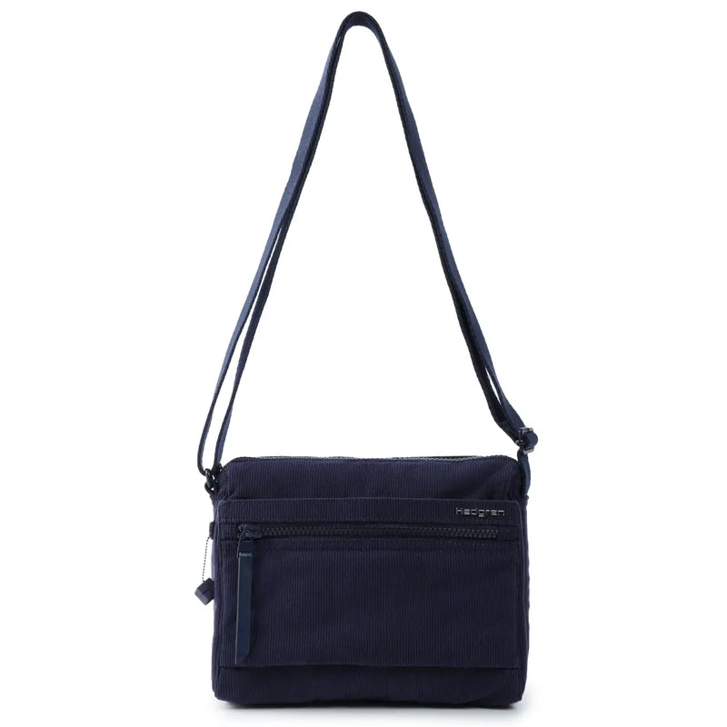 Hedgren EYE Crossbody Bag with RFID Pocket - Corduroy Peacoat Blue