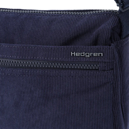 Hedgren EYE Crossbody Bag with RFID Pocket - Corduroy Peacoat Blue