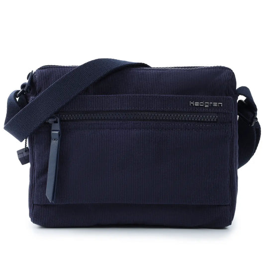 Hedgren EYE Crossbody Bag with RFID Pocket - Corduroy Peacoat Blue