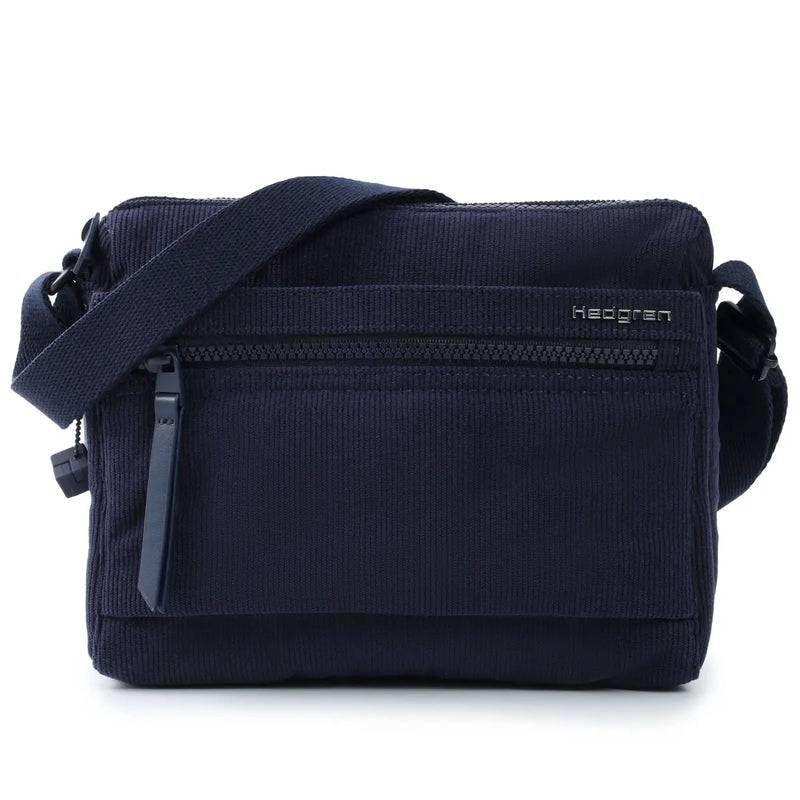 Hedgren EYE Crossbody Bag with RFID Pocket - Corduroy Peacoat Blue