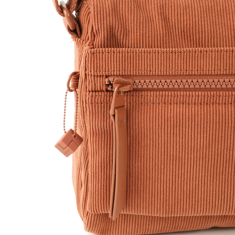 Hedgren EYE Crossbody Bag with RFID Pocket - Corduroy Redwood Burl