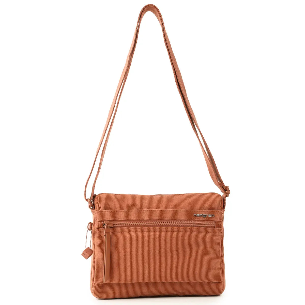 Hedgren EYE Crossbody Bag with RFID Pocket - Corduroy Redwood Burl