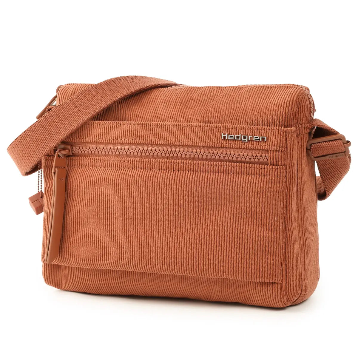 Hedgren EYE Crossbody Bag with RFID Pocket - Corduroy Redwood Burl
