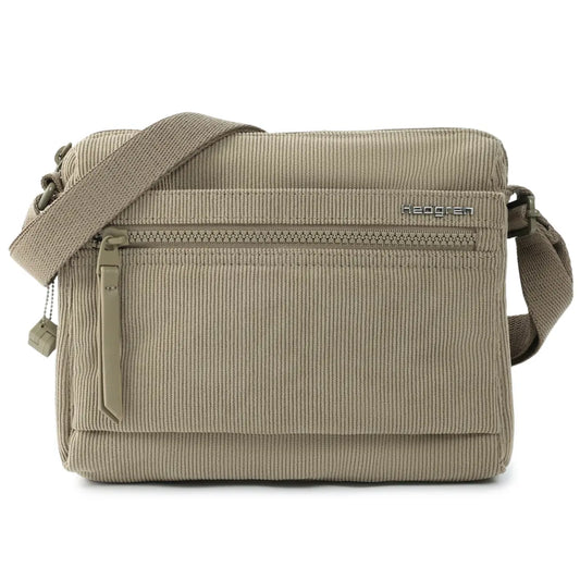 Hedgren EYE Crossbody Bag with RFID Pocket - Corduroy String Beige