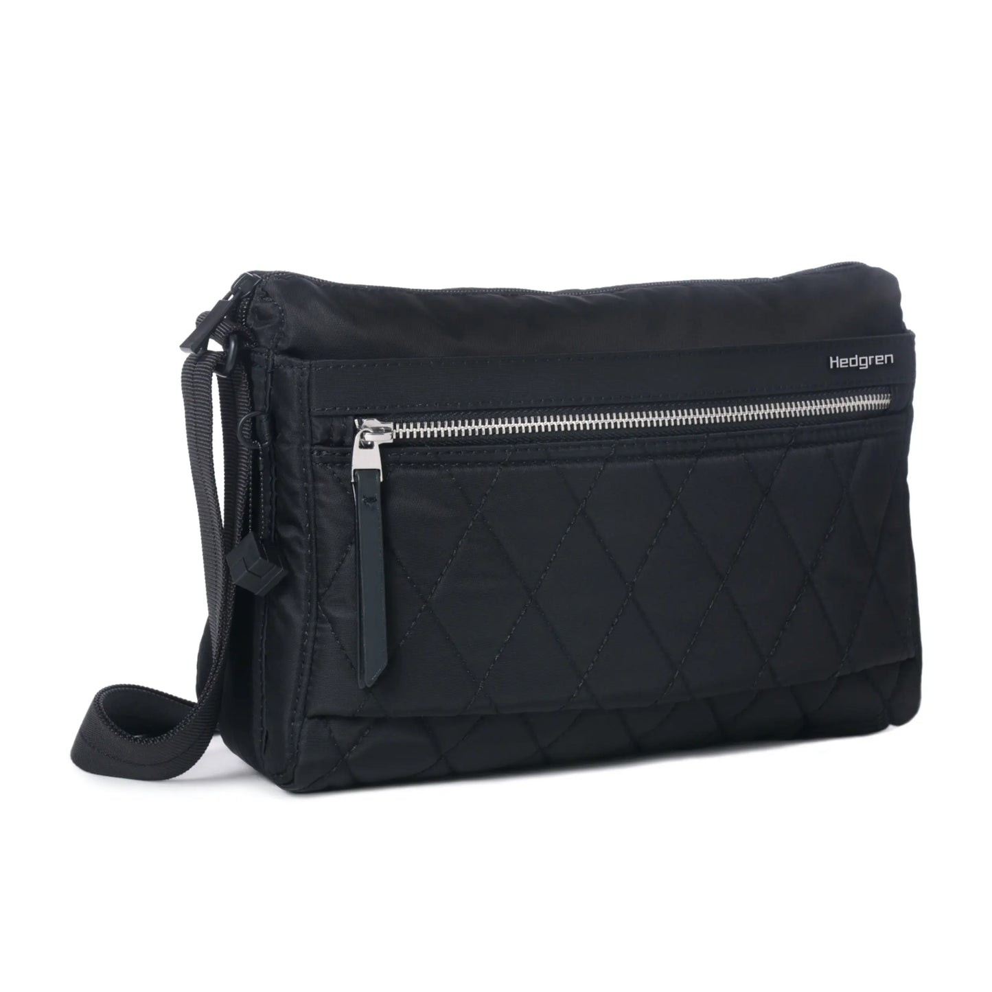 Hedgren EYE Medium Shoulder Bag with RFID Pocket - Quilted Black