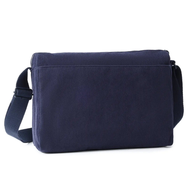 Hedgren EYE Medium Shoulder Bag with RFID Pocket - Corduroy Peacoat Blue