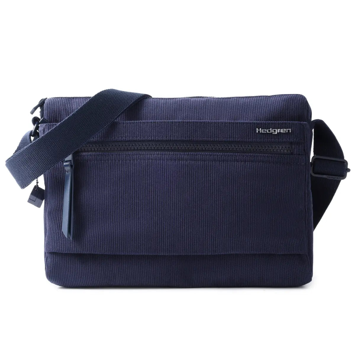 Hedgren EYE Medium Shoulder Bag with RFID Pocket - Corduroy Peacoat Blue