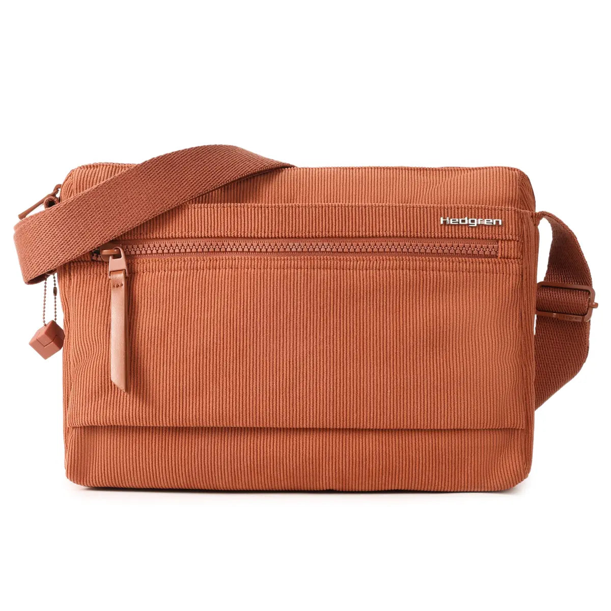 Hedgren EYE Medium Shoulder Bag with RFID Pocket - Corduroy Redwood Burl
