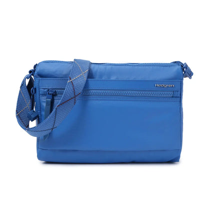 Hedgren EYE Medium Shoulder Bag with RFID Pocket - Creased Strong Blue