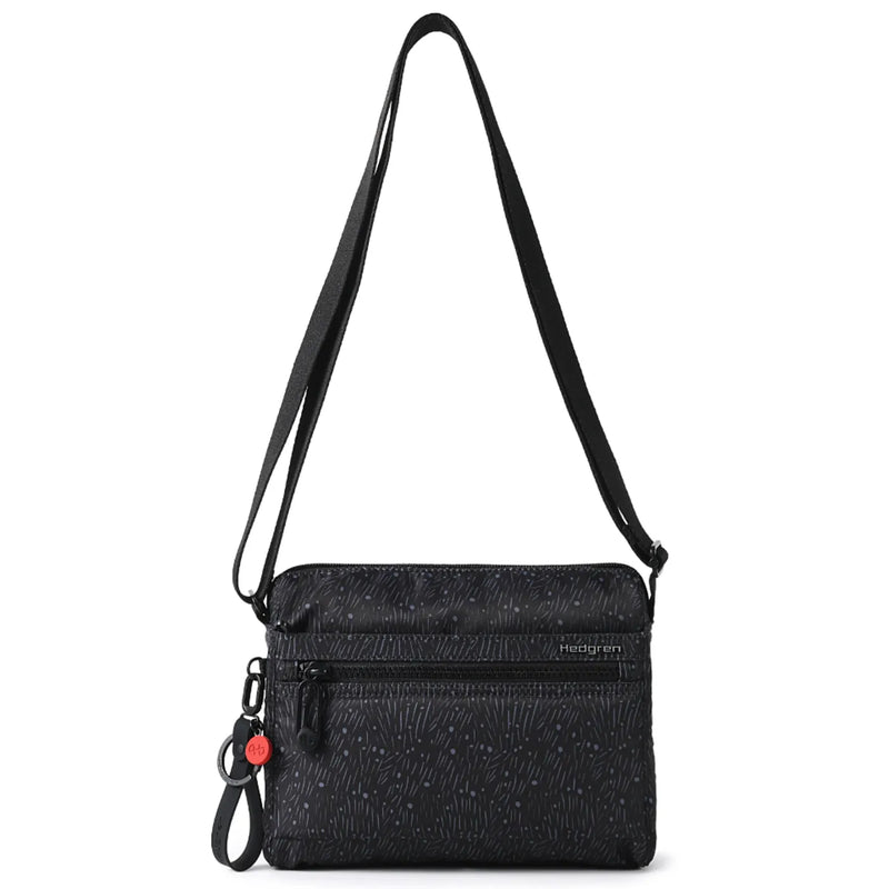 Hedgren EYE NEO Crossbody Bag with RFID Pocket - Floral Black