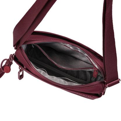 Hedgren EYE NEO Crossbody Bag with RFID Pocket - Maroon Banner