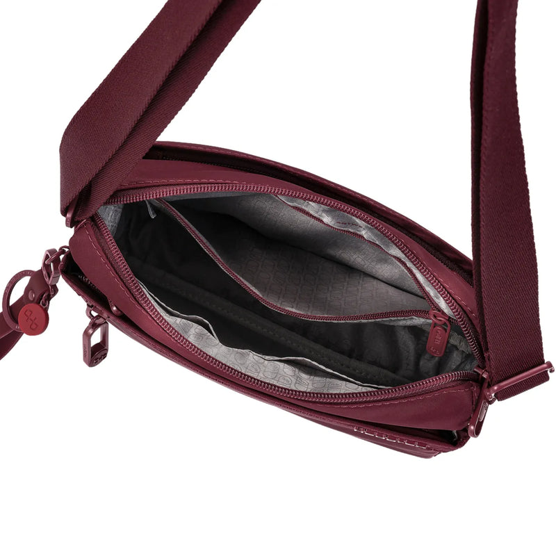 Hedgren EYE NEO Crossbody Bag with RFID Pocket - Maroon Banner