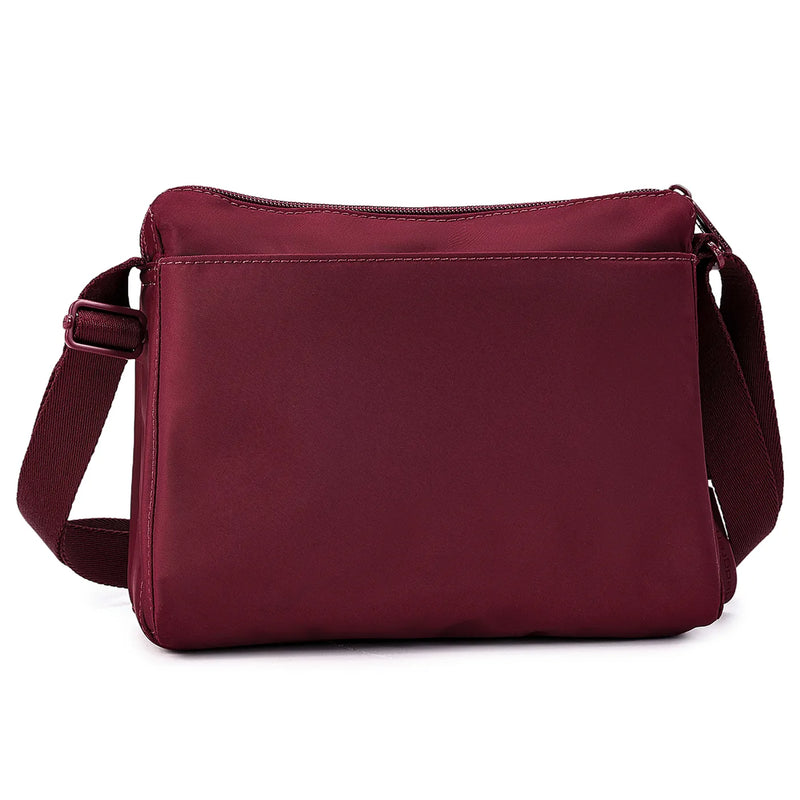 Hedgren EYE NEO Crossbody Bag with RFID Pocket - Maroon Banner