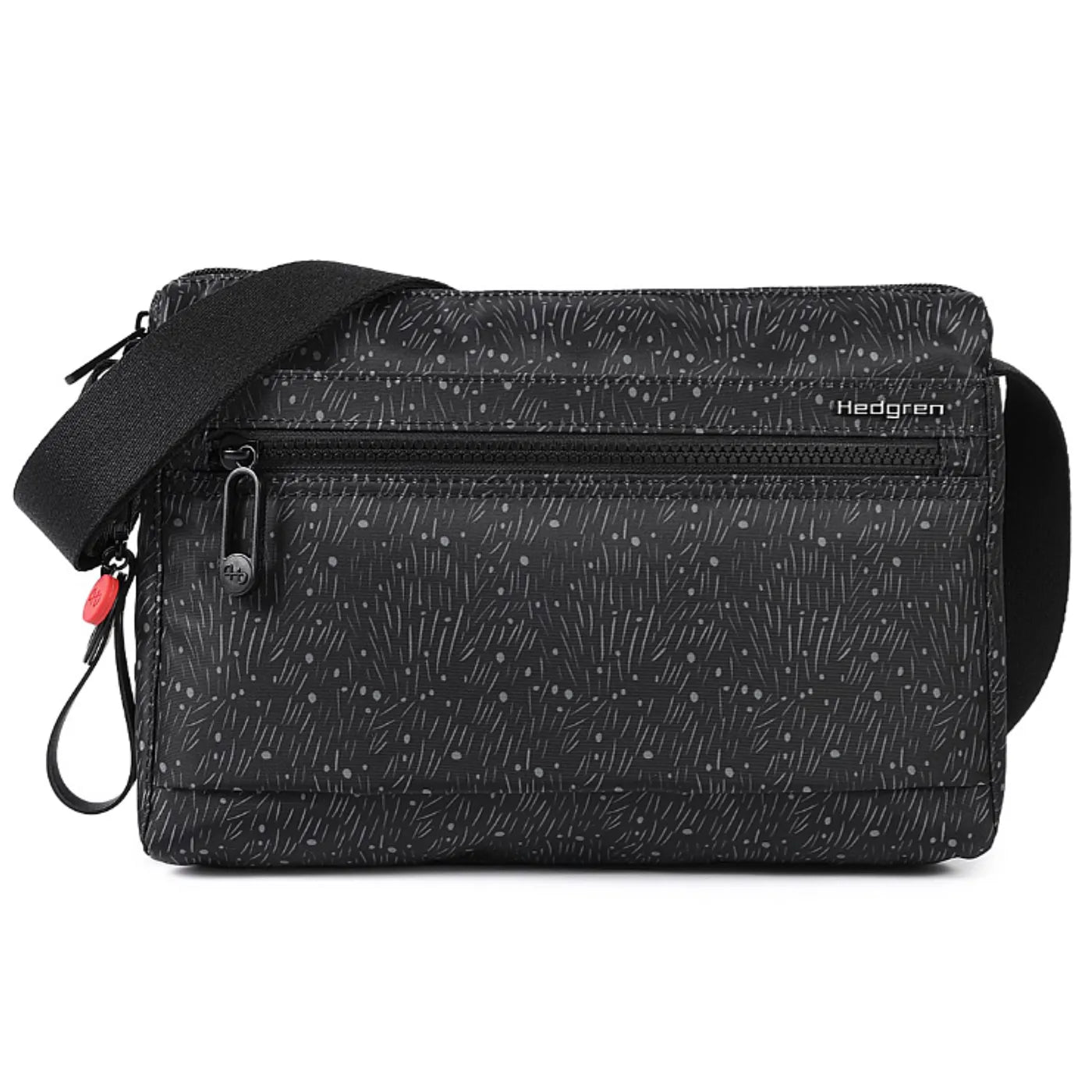 Hedgren EYE NEO Medium Crossbody Bag with RFID Pocket - Floral Black
