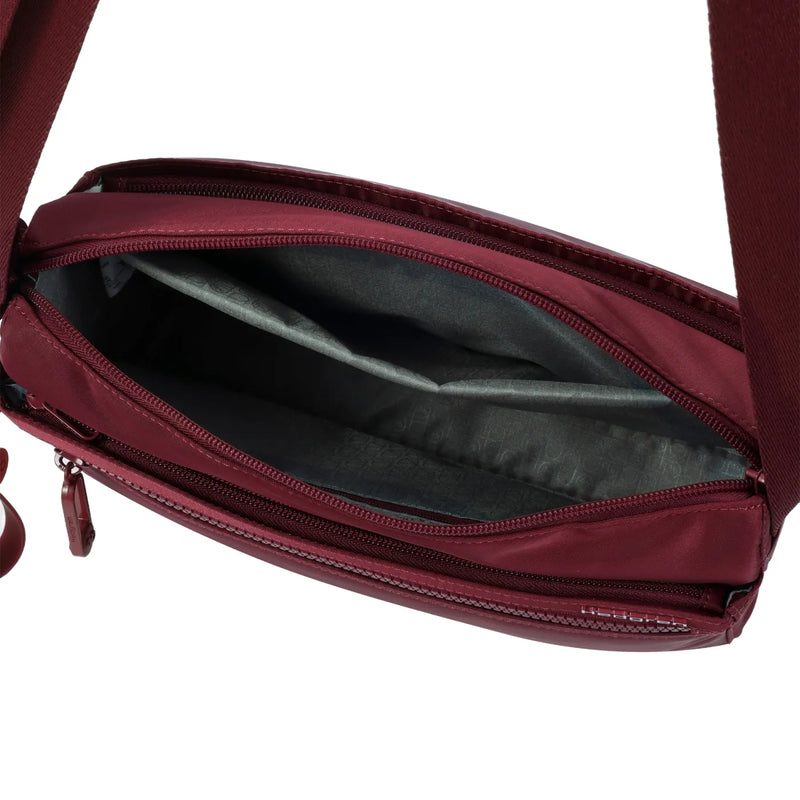 Hedgren EYE NEO Medium Crossbody Bag with RFID Pocket - Maroon Banner