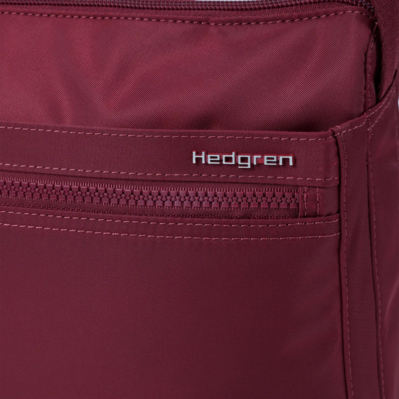 Hedgren EYE NEO Medium Crossbody Bag with RFID Pocket - Maroon Banner
