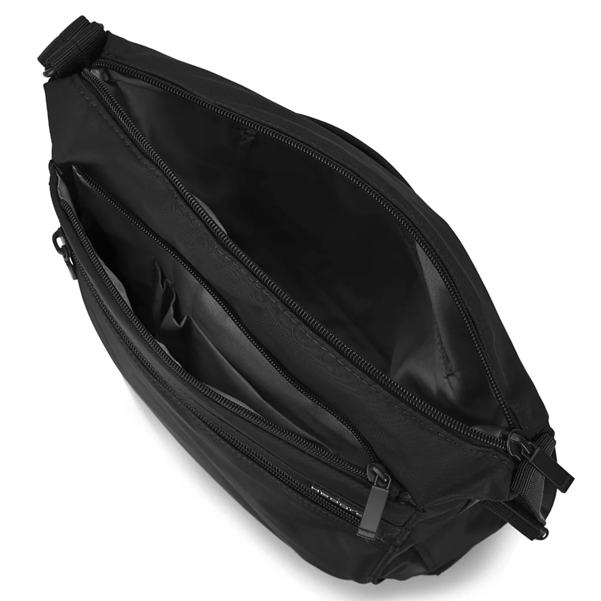 Hedgren FANZINE Shoulder Bag with RFID and Tablet Pocket - Black
