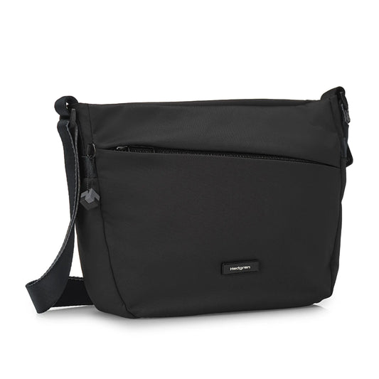 Hedgren GRAVITY Medium Crossover Shoulder Bag - Black