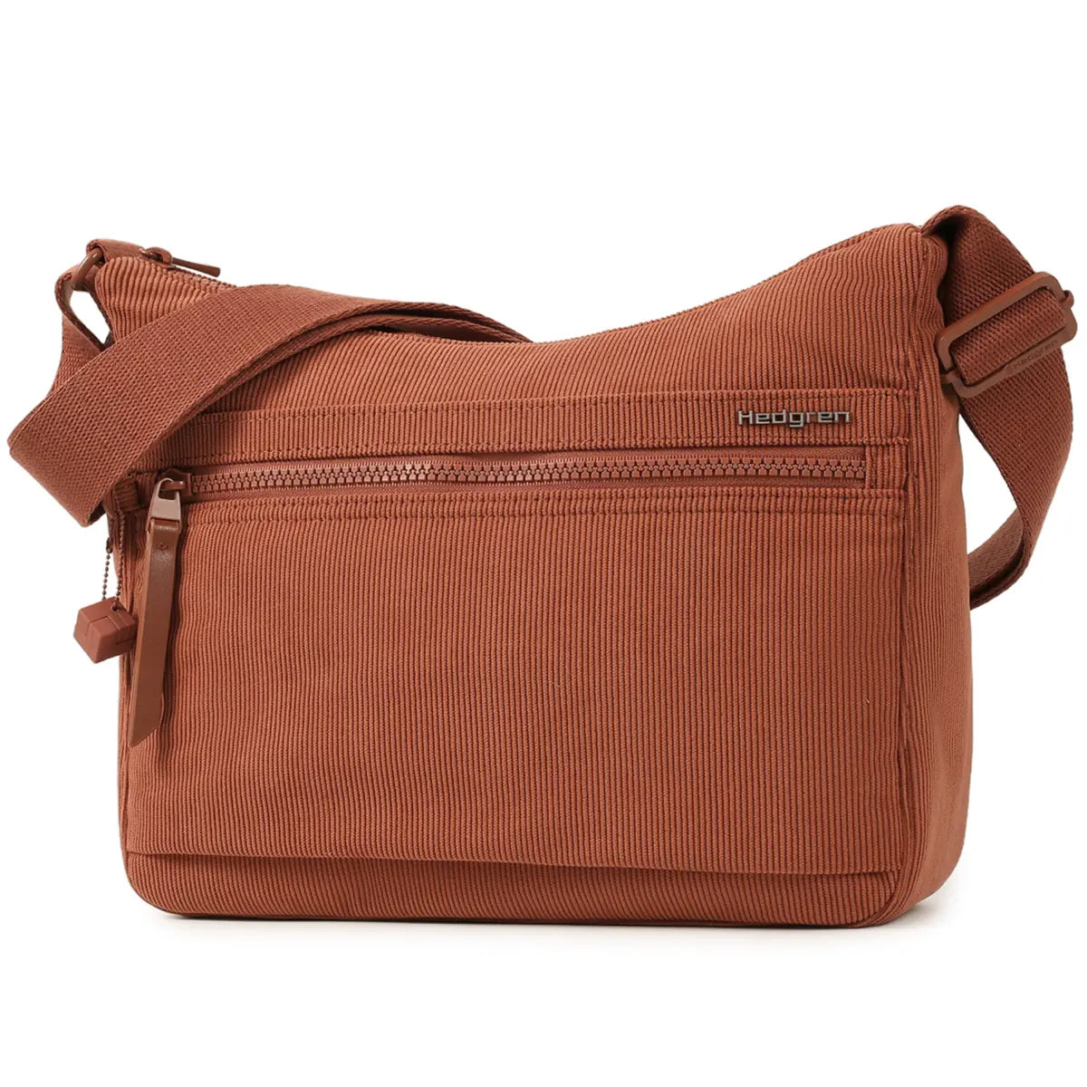 Hedgren HARPERS Small Crossbody Bag with RFID Corduroy Redwood Burl